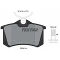 2355402 TEXTAR Bremsbelagsatz, Scheibenbremse