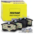 TEXTAR BREMSBELÄGE HINTEN FÜR AUDI A1 A3 A4 A6 A8 CITROEN C2 C3 C4 C8 BERLINGO