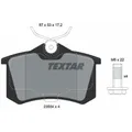TEXTAR Bremsbeläge Bremsklötze hinten für VW Golf V 1K1 1.4 16V 1.6 1J1 2355402