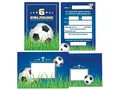 Limonia 12 Einladungskarten incl. 12 Umschläge zum 6. Kindergeburtstag Fußball Einladung Geburtstag Mädchen Kinder Jungs Jungen Boys Fussball Turnier