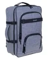 Elephant Rucksack Handgepäck FLY Travel Reise Daypack Kabinenrucksack Kabinengepäck Reiserucksack 42 Liter (Hellgrau-Schwarz 13029)
