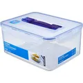 LocknLock Frischhaltedose HPL883, aus Kunststoff, 6,5 Liter, mit Abtropfgitter & Griff, transparent, luftdicht