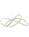 Hängelampe LED Gold Aluminium 120 cm geschwungene Form Tumen