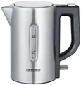 Severin WK 3647 Wasserkocher BPA-frei Edelstahl, Schwarz Fassungsvermögen: 0.5l