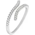Heideman Fingerring Miranda silberfarben (Ring, 1-tlg., inkl. Geschenkverpackung), Damenring mit Stein silberfarben 54 (17.2)
