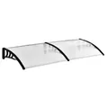 Outsunny Pultvordach, transparent, Polycarbonat (PC)