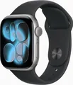 Apple Watch Series 11 GPS Space Grey Aluminium Case mit Smart (MEQW4ZR/A)