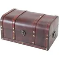 HMF 6406-130 Schatztruhe Schatzkiste Holztruhe Holz 30 x 20 x 15 cm Portugal