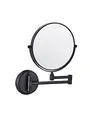 UNIQ Wall Mirror with 10x Magnification in Black