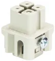 Wieland Electric 73.300.0353.0 Buchseneinsatz MIN Gesamtpolzahl 3 + PE 1St.