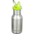 Klean Kanteen Kinder Classic Narrow Sippy Cap Trinkflasche (Größe 355ml, grau)