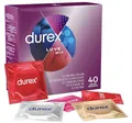 Durex Kondome Love Mischpackung 40 Stück (5 verschiedene Sorten) Safer Sex