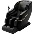 Juskys Massagesessel, Schwarz, Textil, 75x105x142 cm, Wohnzimmer, Sessel, Massagesessel