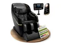 Juskys Massagesessel Naxos mit LCD-Bedienung, Bluetooth, USB & Heizung – Schwarz