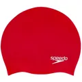 Speedo Moulded Silicone Cap Junior Red Junior Red