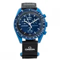 Omega x Swatch SO33N100 Mond Swatch Mission to Neptune Speedmaster, Blau, Blau, Modern