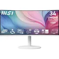 Msi Modern Md342cqpw 35´´ Uwqhd Va Led 120hz Curved Monitor One Size