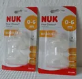 NUK First Choice+ Anti-Colic Silikon-Trinksauger Größe S (0-6 M.) 4 Stück NEU