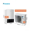 Daikin Altherma 3 R W Komplett-Set 6 kW Wärmepumpe Heizstab 9 kW Heizen Kühlen