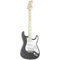 Fender E-Gitarre, Eric Clapton, Stratocaster, Griffbrett aus Ahorn, Olympic White-P, 0117602805 Volle Größe zinnfarben