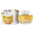 Olay Vitamin C Gesichtspflege Tagescreme LSF 30, Niacinamid Aufhellende Hautpflege: Anti-dunkle Flecken, gleichmäßig, hydratisiert, nicht fettend, nicht klebend, mit Sonnenschutz für einen gesunden