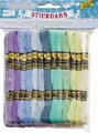FOLIA - STICKGARN GARN STICKEN 52 DOCKEN IN 26 PASTELL - FARBEN NEU OVP