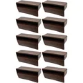 10x Lattenhalter Monolatte 63 x 12 mm Kunststoff für Lattenrost Holzrahmen Bett