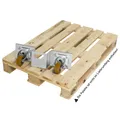 Kongamek Palettenroller verzinkt 2000kg Tragkraft für Euro-Paletten 1200x800mm