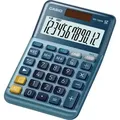 Casio MS-120EM Tischrechner Blau Display (Stellen): 12 solarbetrieben (L x B) 101 mm x 149 mm