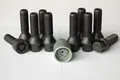 H&R Radschraube-Set Kegel 60° schwarz M14 x 1,25x50 mm SW17 B14255001SET