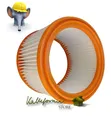 waschbarer Filter für Parkside PNTS 23 E 23E Rundfilter Faltenfilter Dauerfilter