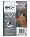 Epson Original T1306 Hirsch Druckerpatronen 3er Multipack C/M/Y (C13T13064012)