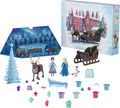Frozen Adventskalender mit kleinen Puppen Anna und Elsa 2024