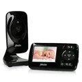Alecto DVM71BK - Babyphone mit Kamera mit 2.4"-Farbdisplay - Babyfon - Digital Überwachungskamera mit 300m Reichweite - Schwarz