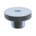 Rändelmutter (Stellmutter) Gewindeform ø M4mm hohe Form DIN466 Stahl verzinkt