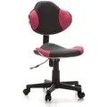 Kinderschreibtischstuhl / Kinderstuhl Kiddy Gti-2 Stoff Grau / Pink Hjh Office