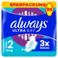 always Ultra Binde Long mit Flügeln Monatspaket, 96 Binden (3 Packungen x 32 Stück)