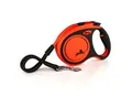 Flexi XTREME Gurt-Rollleine orange/ schwarz L, 5 m