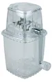 APS 36017 Eiszerkleinerer, hochwertiger Ice Crusher, transparent mit Edelstahl-Messern, robust und langlebig zur Herstellung von Crushed Ice