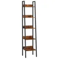 VASAGLE Bücherregal braun, schwarz 33,8 x 30,0 x 170,0 cm, 1 St.