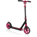 Globber NL 205 Tretroller 205 mm ABEC 7 Höhenverstellbar Frontfederung Klappmechanismus Schwarz-Rot