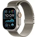 Apple Watch Ultra 2 4G 49 mm Silber Milanaise Armband L