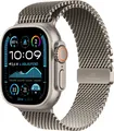 Apple Watch Ultra 2 GPS + Cellular 49mm Natural Titanium Case mit Natural Titanium Milanese Band
