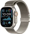 Apple Watch Ultra 2 (2024) GPS + Cellular 49mm Titangehäuse Milanaisearmband Natur L