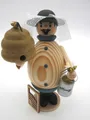 Rauchfigur Max  "Imker" mehrfarbig ca. 16 cm