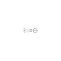 DIN 923 Flachkopfschraube M8x8 Stahl 4.8 blank Schlitz m. Ansatz o. Freistich