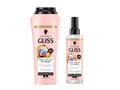 Gliss Shampoo Anti-Spliss Wunder (250 ml), Haarshampoo mit Ion-Komplex & Traubenkern-Öl, Pflegeshampoo & Spülung Anti-Spliss Wunder (200 ml), Haarspülung Splissversiegelung Hitzeschutz