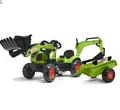 Falk F2040N Claas Bagger mit Tiefenlöffel und Anhänger