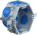 KAISER Unterputz-Gerätedose 1055-26 UP1 ECON Fix | luftdicht | achteckig | Ø 60x46 mm | IP2X | Kunststoff | grau