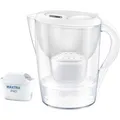Brita Wasserfilter-Kanne Marella XL, 3,5 Liter, aus Kunststoff, weiß, inkl. 1 Filterkartusche